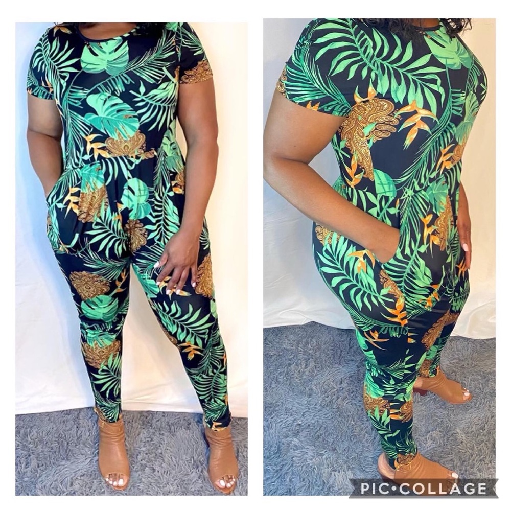 Women’s Floral/Jungle Jumpsuit